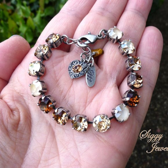 Swarovski® FRAPPUCCINO MINGLE Tennis Bracelet - Picture 7 of 8